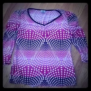 Worthington 3/4" puffy sleeve top